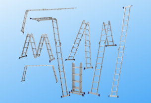 escada articulada configuracao
