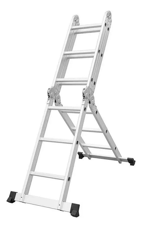 A linha de escadas GardenLife é conhecida pela versatilidade e facilidade de uso, com aço ou alumínio leve e sapatas antiderrapantes que garantem boa estabilidade. Mais um das melhores escadas articuladas.
