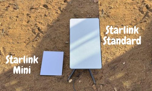 Antena Starlink Mini vs Starlink Standard