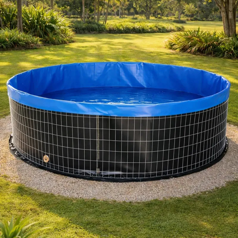 Tanque Geomembrana Pead Azul 1mm / 1000 Micras 30 Mil Litros